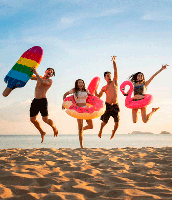 Vacaciones con amigos